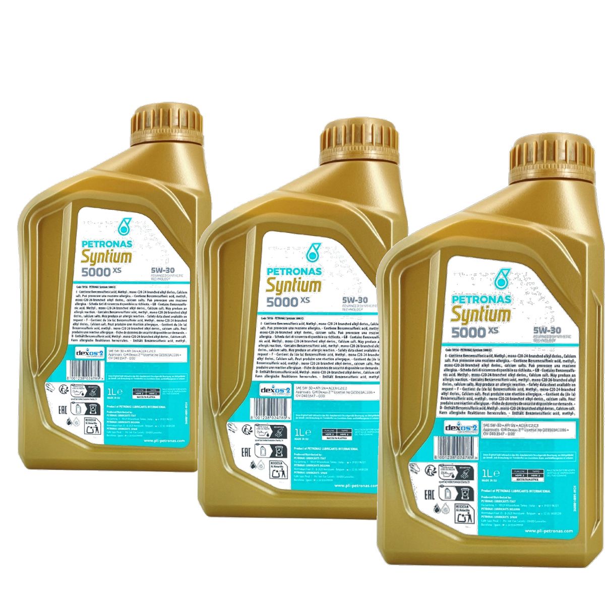 Petronas Syntium 5000 XS 5W-30 3x1 Liter