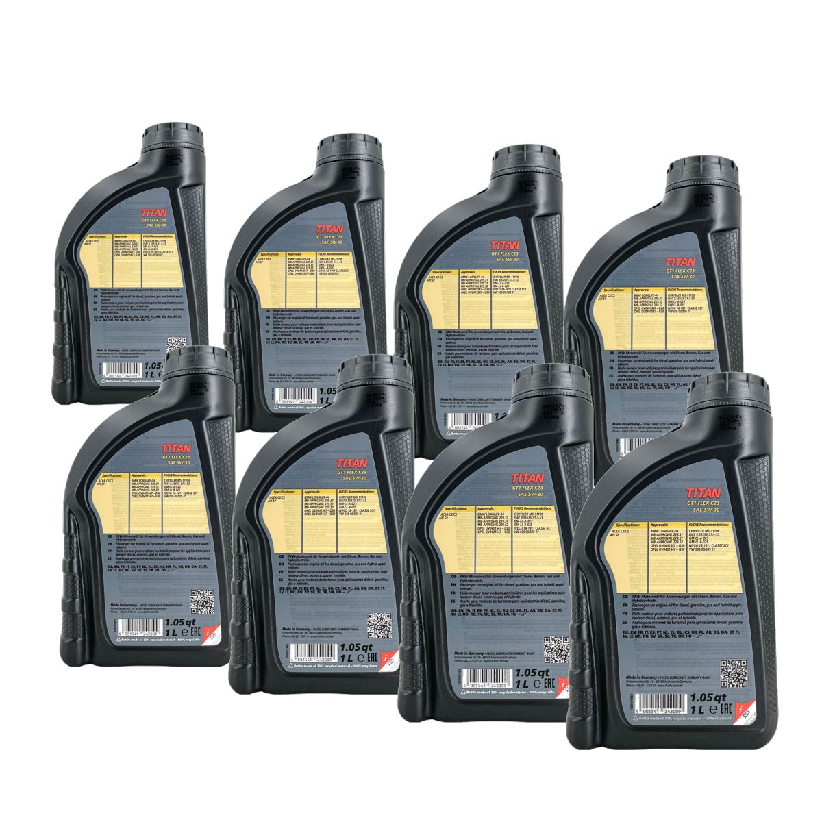 Fuchs Titan GT1 Flex C23 5W-30  8x1 Liter