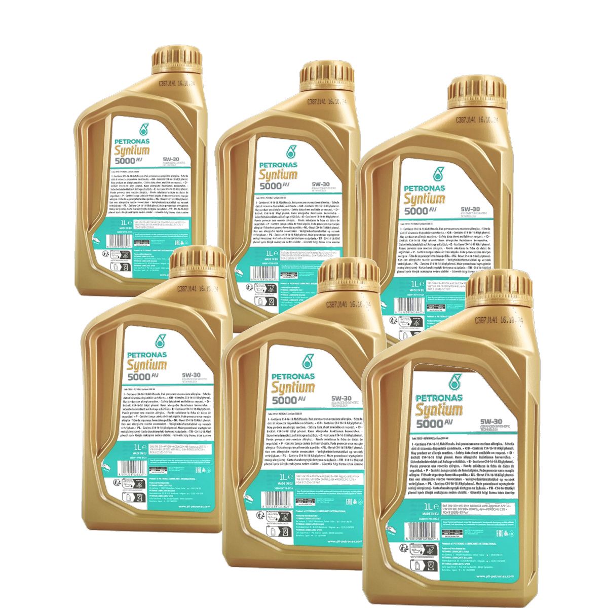 Petronas Syntium 5000 AV 5W-30 SN 6x1 Liter