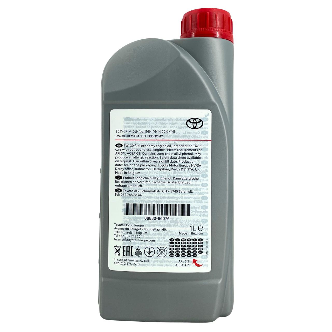 Toyota Premium Fuel Economy 5W-30 1 Liter