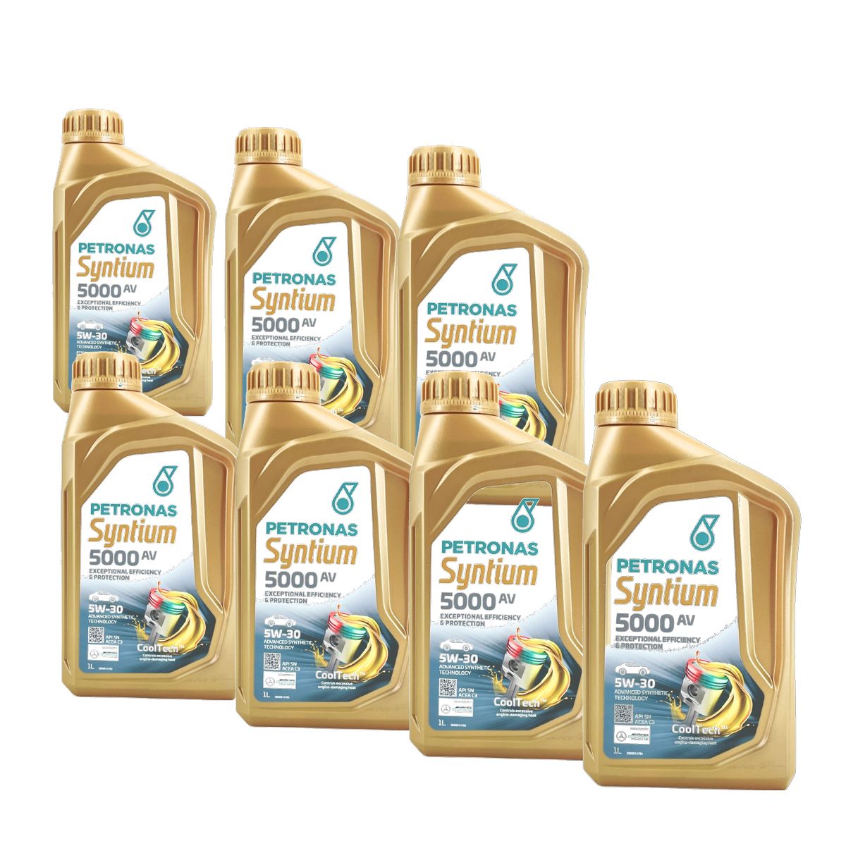 Petronas Syntium 5000 AV 5W-30 SN 7x1 Liter