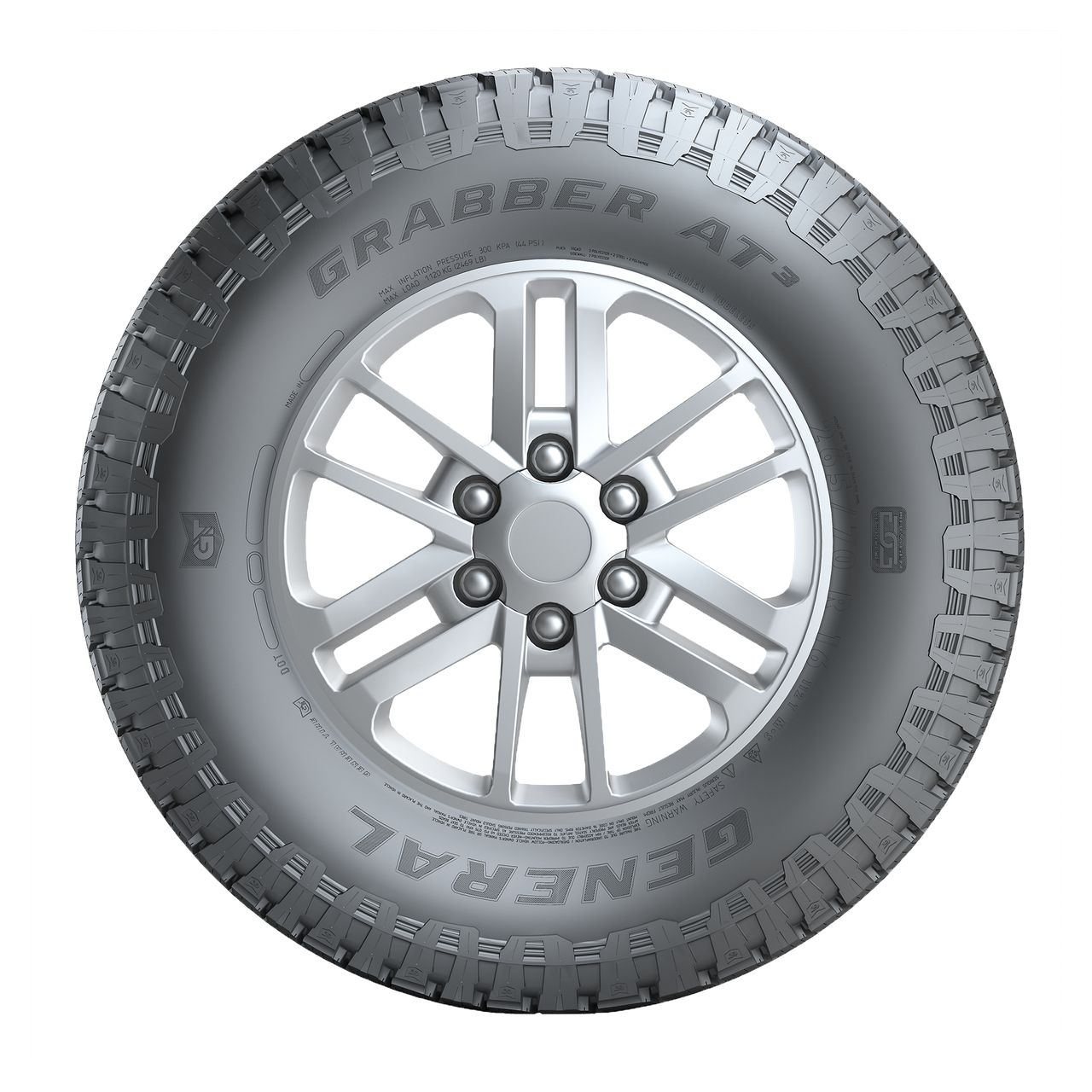 GENERAL TIRE GRABBER AT3 265/65R18 114T FR BSW