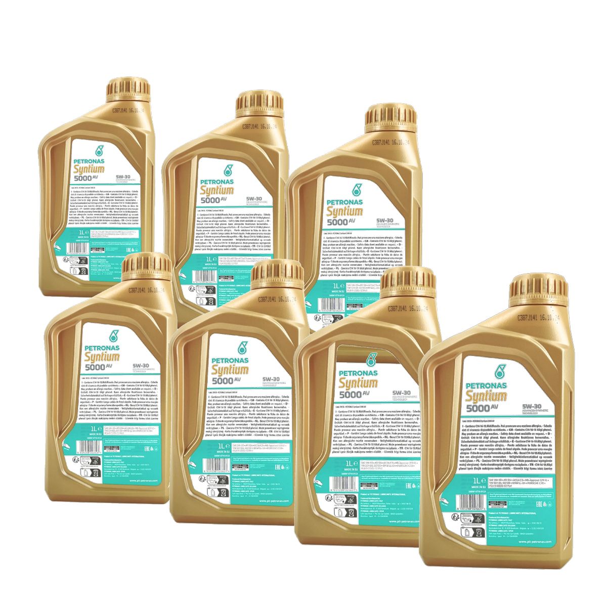 Petronas Syntium 5000 AV 5W-30 SN 7x1 Liter