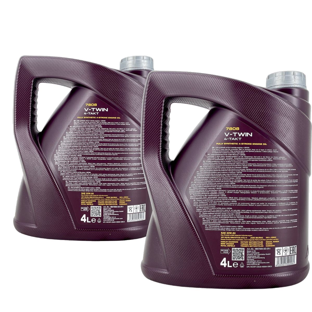 Mannol V-Twin 4-Takt 20W-50 2x4 Liter