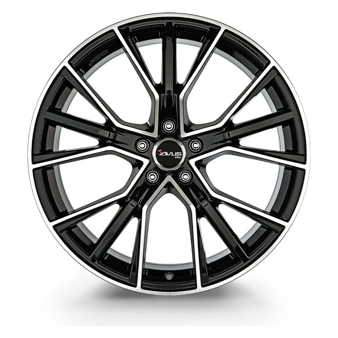 AVUS RACING AF18 black polished 10.0Jx22 5x112 ET21