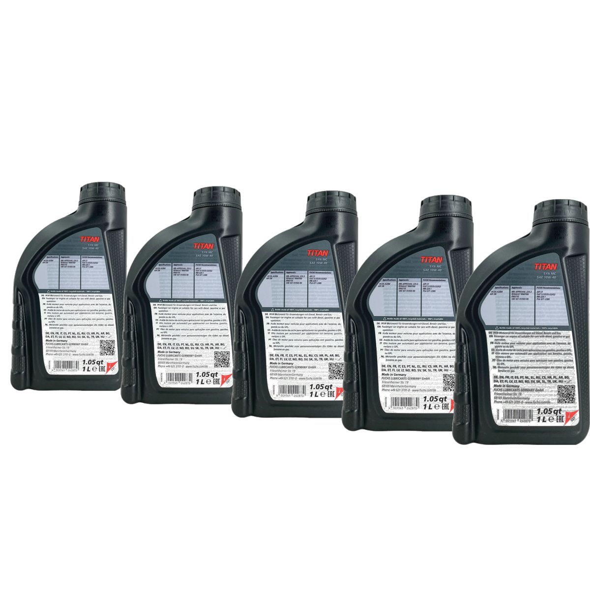 Fuchs Titan Syn MC 10W-40 5x1 Liter