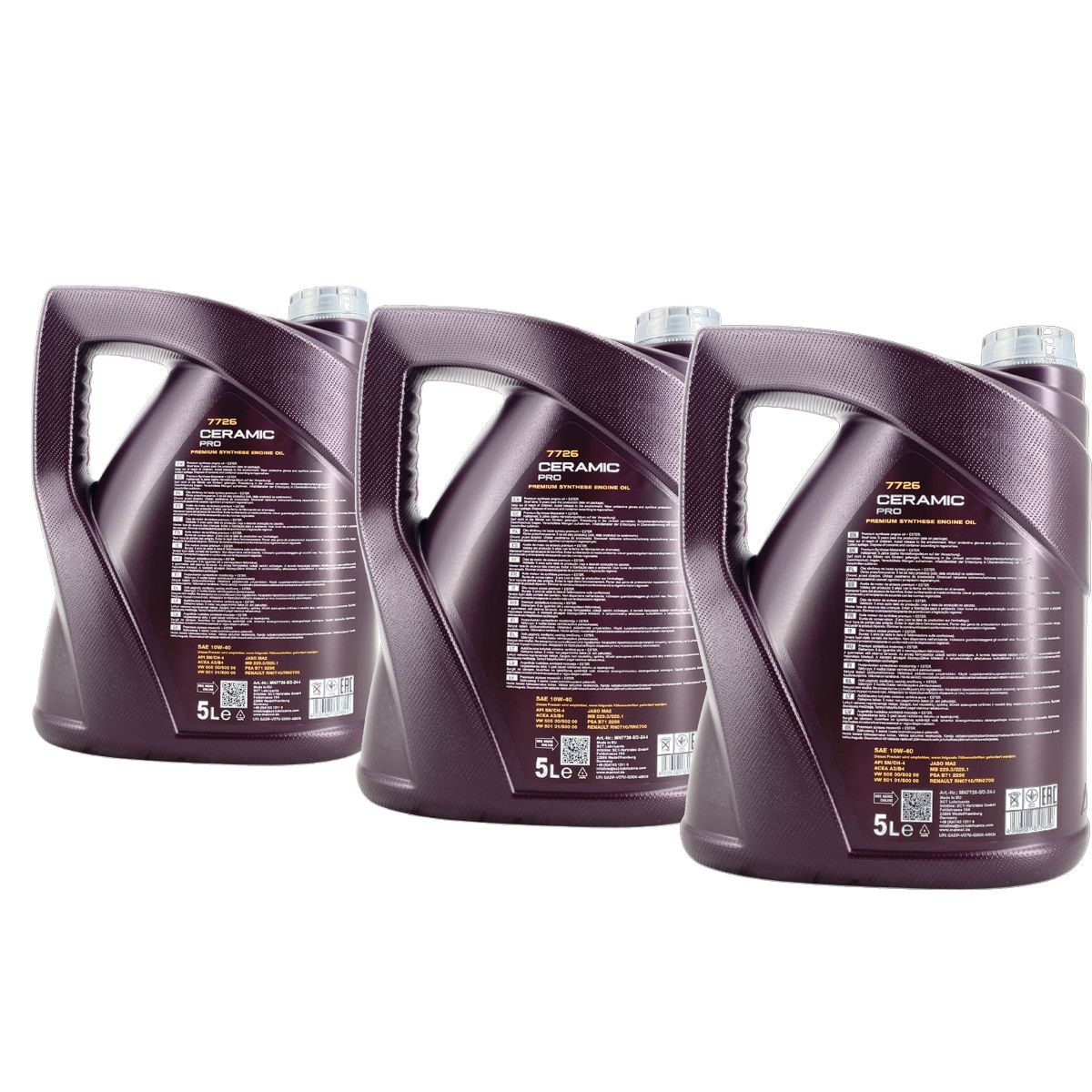 Mannol Ceramic Pro 10W-40 3x5 Liter