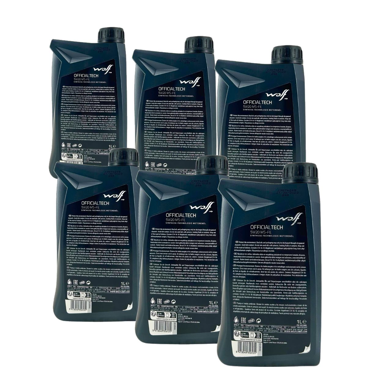 Wolf OfficialTech 5W-20 MS-FE 6x1 Liter