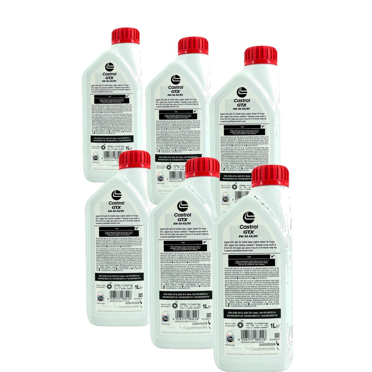 Castrol GTX 5W-30 A5/B5 6x1 Liter