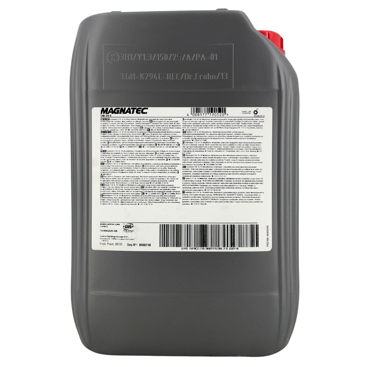 Castrol Magnatec 5W-20 E 20 Liter