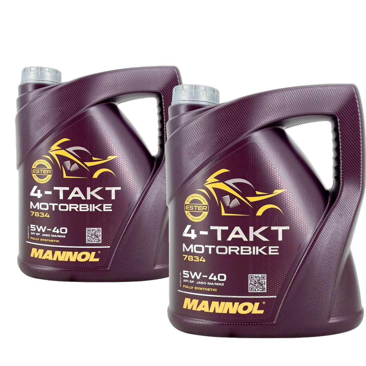 Mannol 4-Takt Motorbike 5W-40 2x4 Liter
