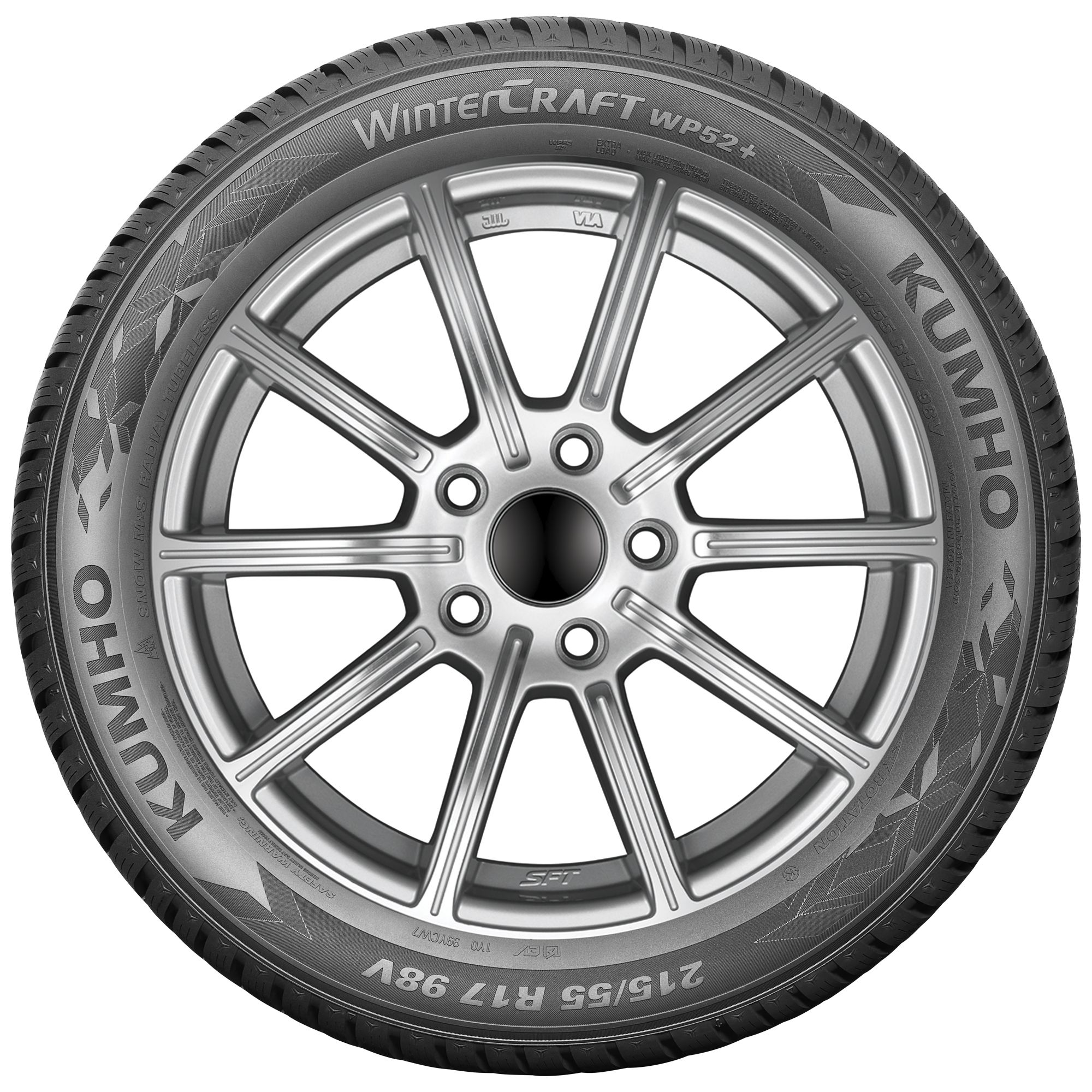 KUMHO WINTERCRAFT WP52+ 185/65R15 88T XL BSW