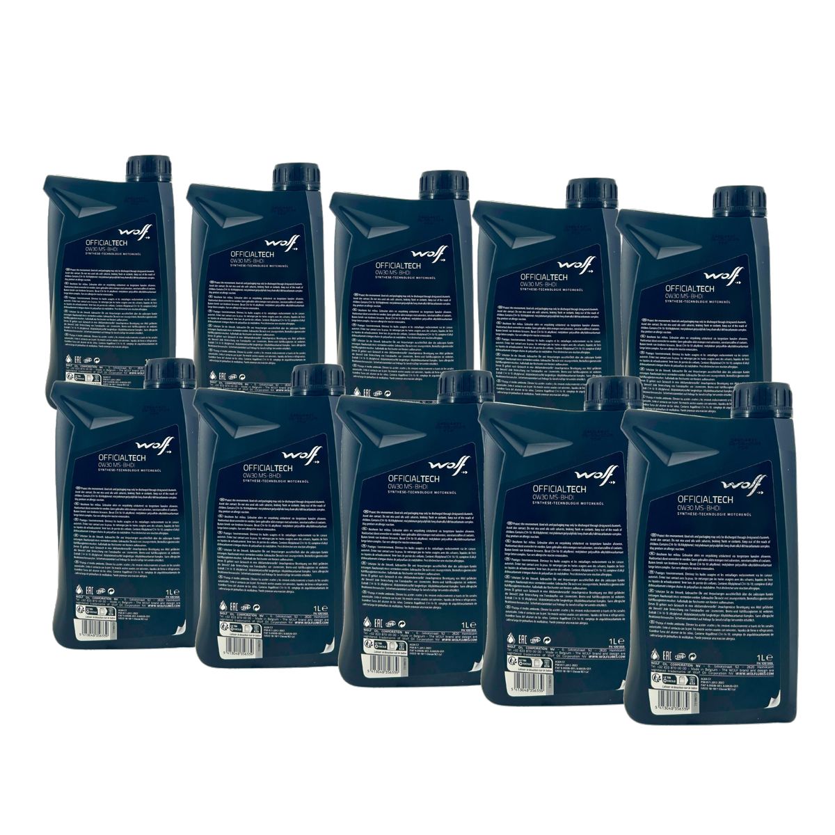 Wolf OfficialTech 0W-30 MS-BHDI 10x1 Liter
