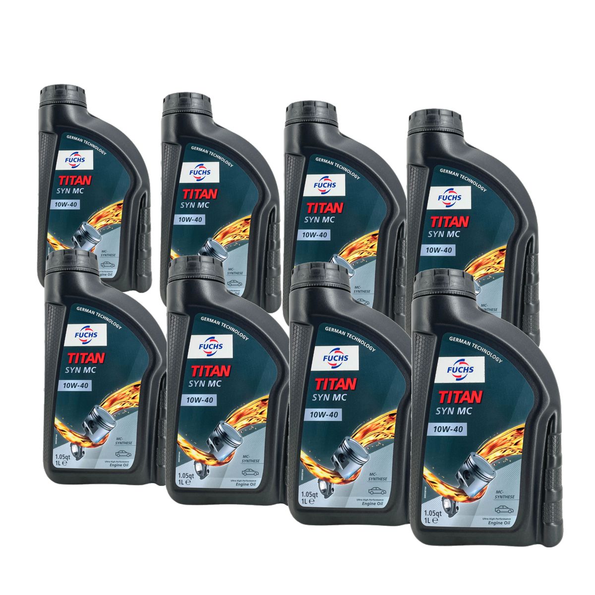 Fuchs Titan Syn MC 10W-40 8x1 Liter