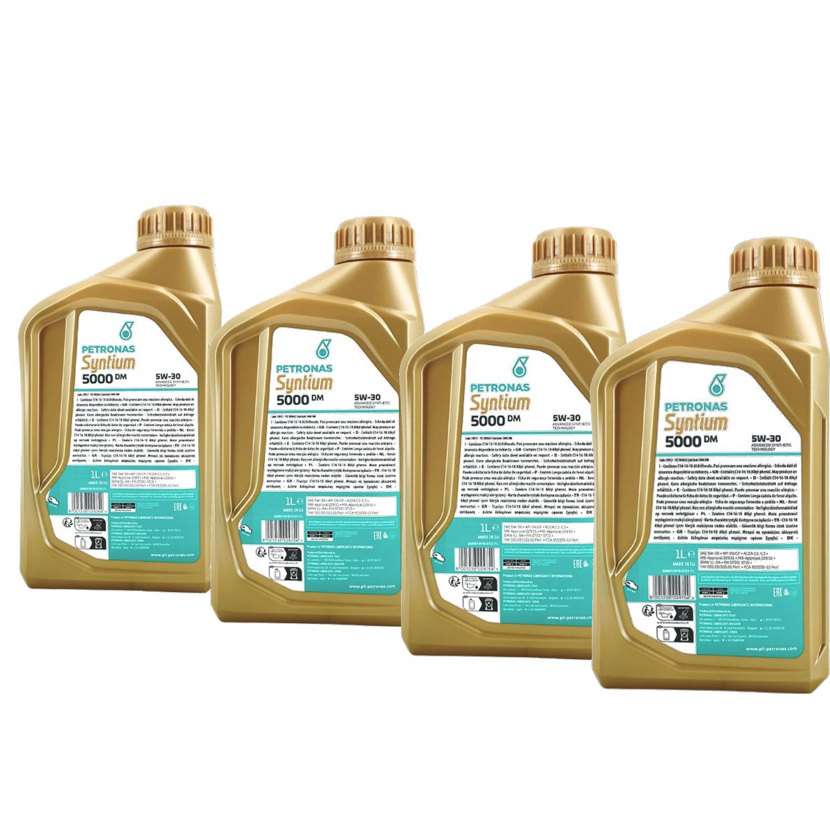 Petronas Syntium 5000 DM 5W-30 SN 4x1 Liter