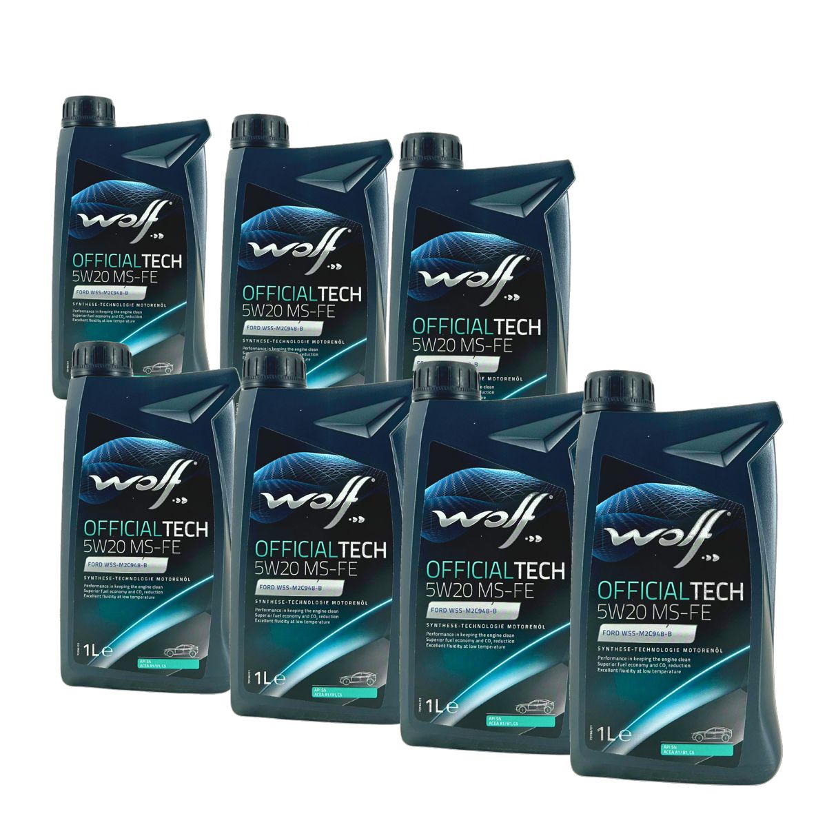 Wolf OfficialTech 5W-20 MS-FE 7x1 Liter