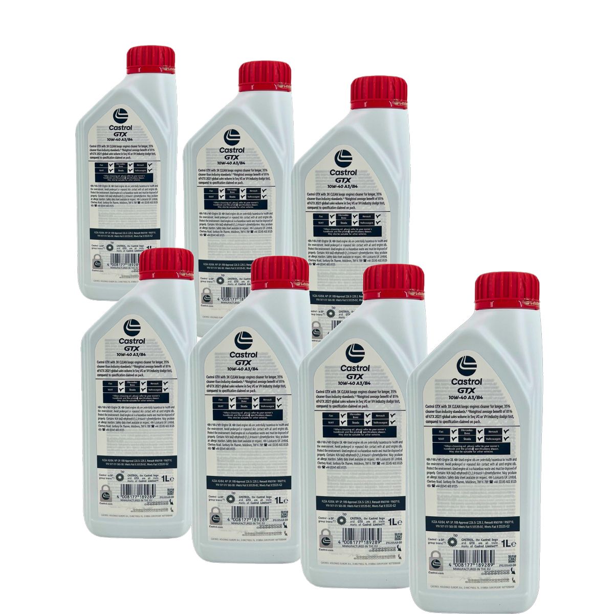 Castrol GTX 10W-40 A3/B4 7x1 Liter
