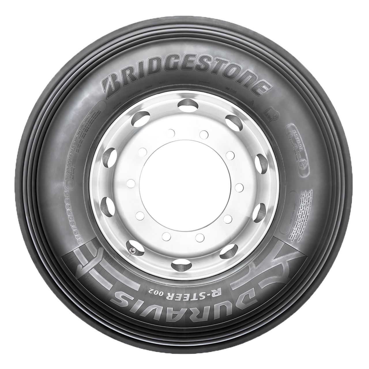 BRIDGESTONE 225/75 R 17.5 TL 129/127M R-STEER 002 M+S 3PMSF
