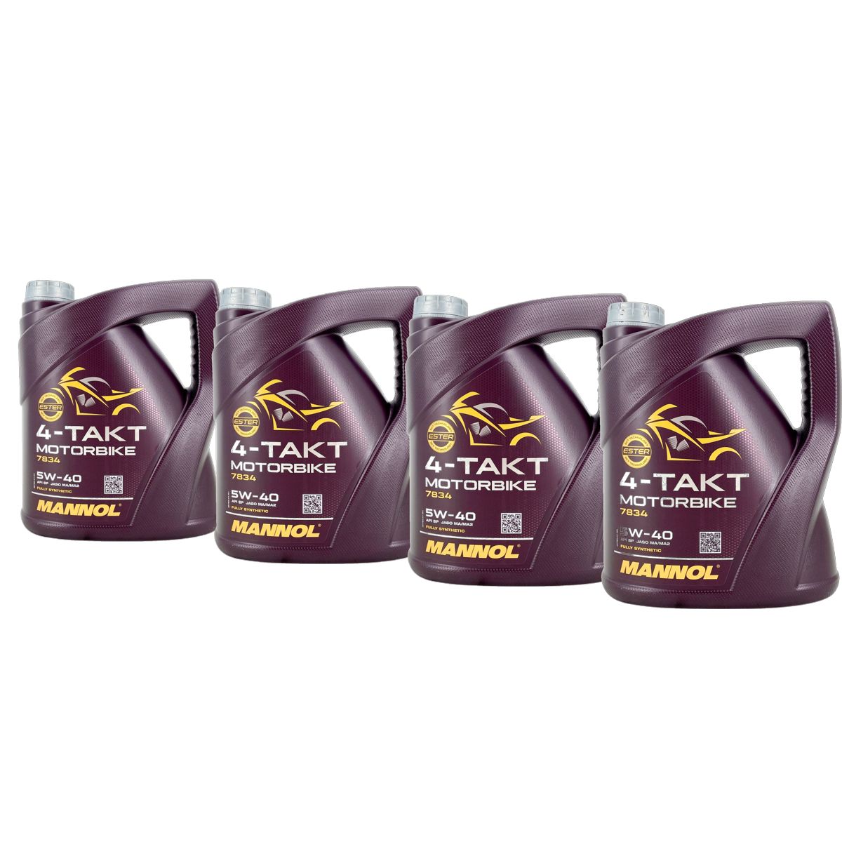 Mannol 4-Takt Motorbike 5W-40 4x4 Liter