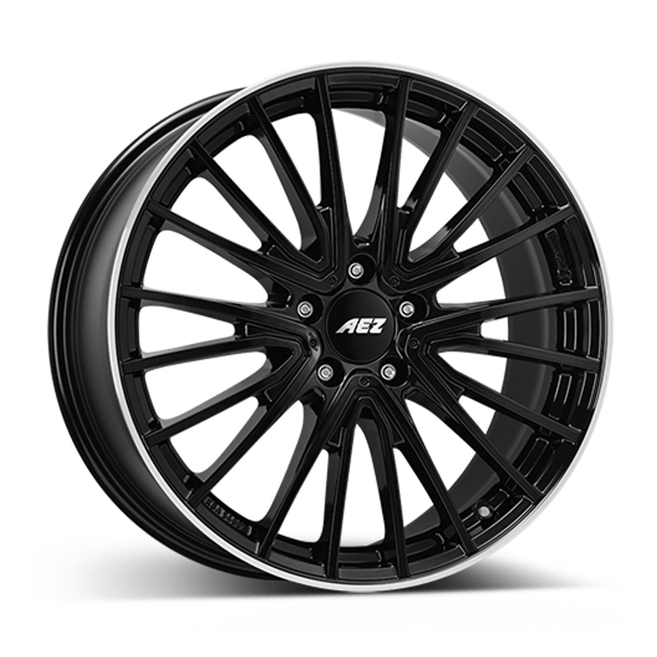 AEZ BERLIN BLACK black polished lip 7.5Jx19 5x112 ET40
