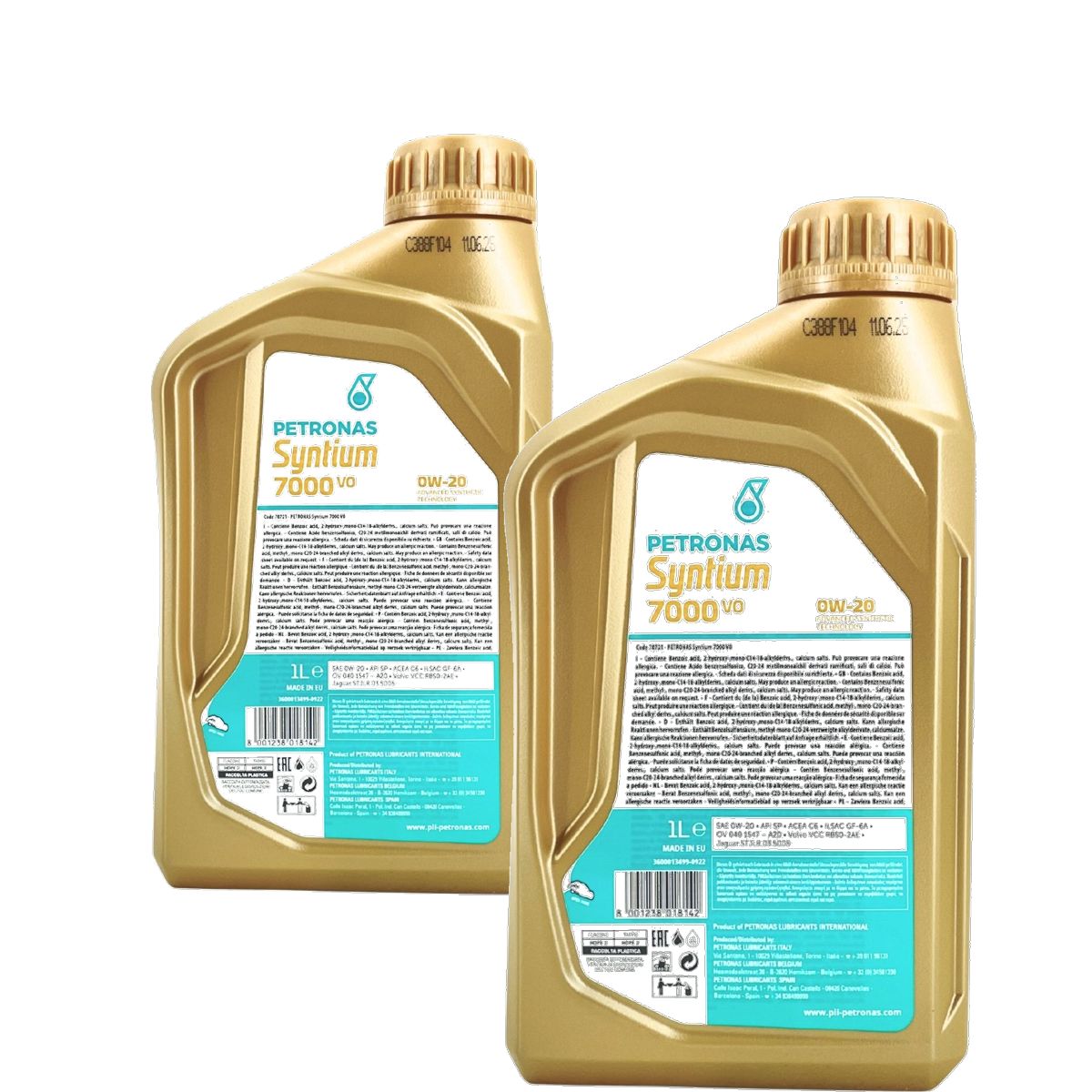 Petronas Syntium 7000 VO 0W-20 2x1 Liter