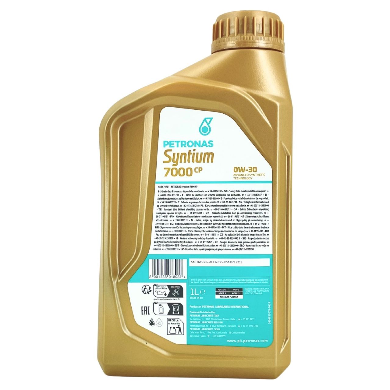EOL! Petronas Syntium 7000 CP 0W-30 1 Liter