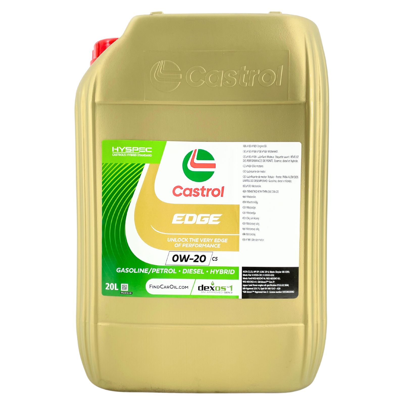 Castrol Edge 0W-20 C5 20 Liter