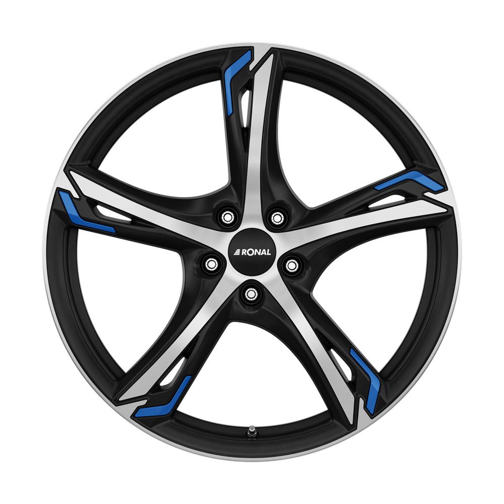 RONAL RONAL R62 BLUE jetblack-matt-frontkopiert 7.5Jx17 5x114.3 ET40