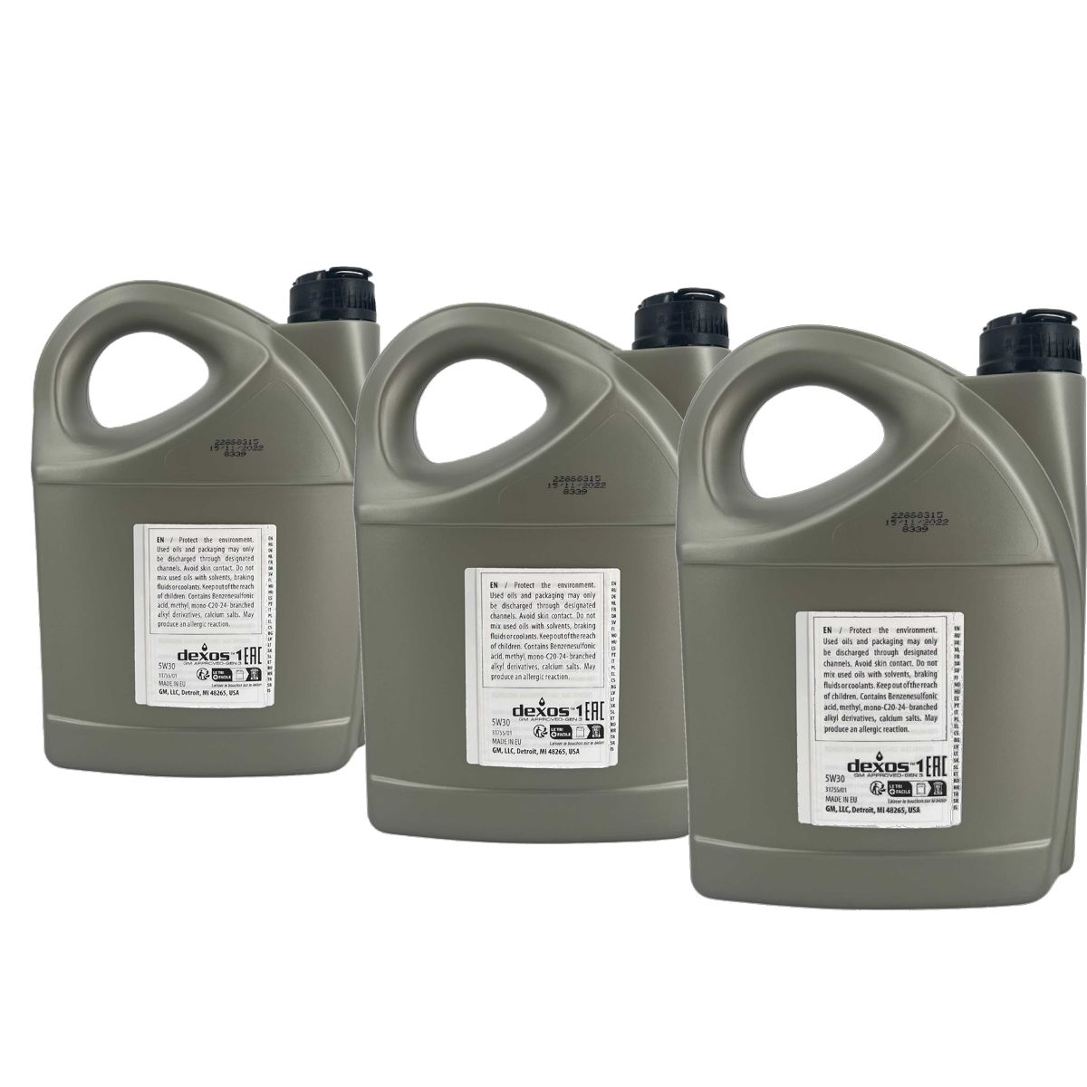 GM Dexos 1 GEN 3 5W-30 3x5 Liter