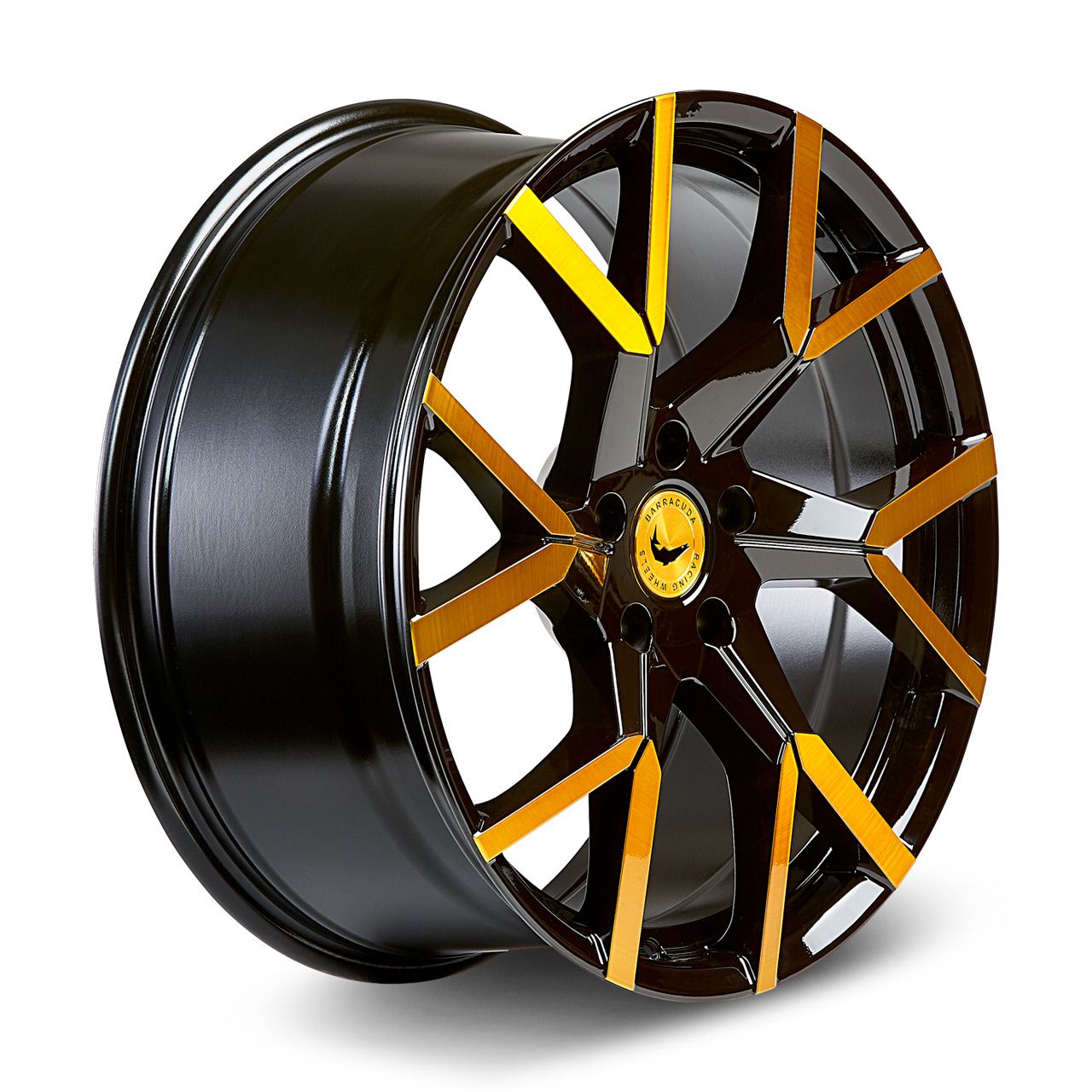 BARRACUDA TZUNAMEE EVO black gloss flashgold 9.0Jx20 5x120 ET40