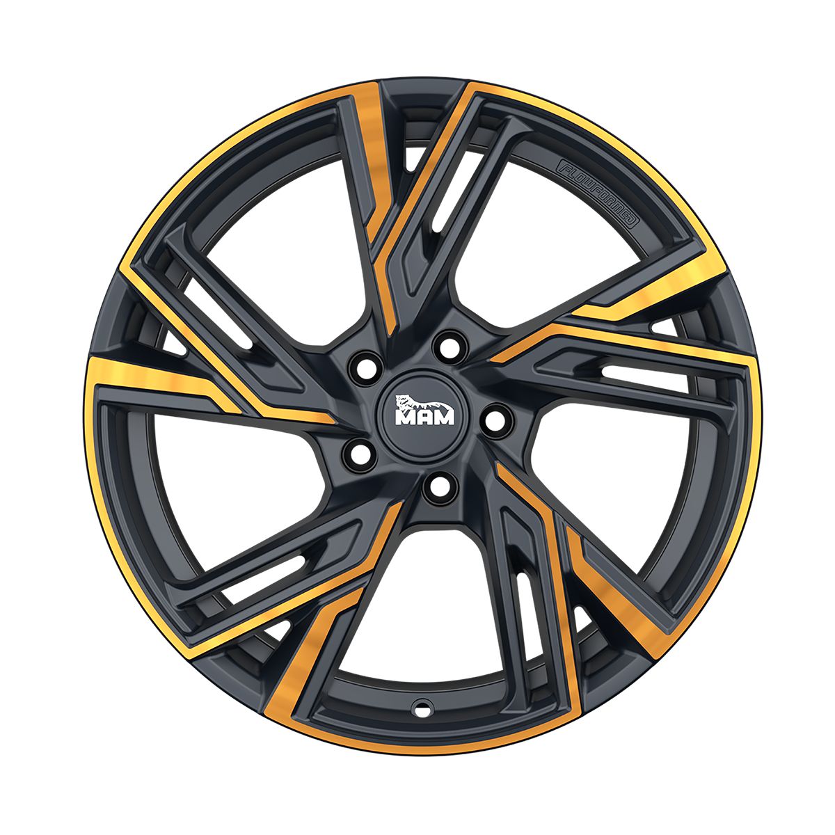 MAM WHEELS MAM RS5 matt black front copper 8.5Jx19 5x112 ET45