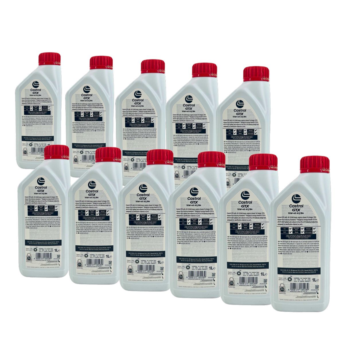 Castrol GTX 10W-40 A3/B4 11x1 Liter