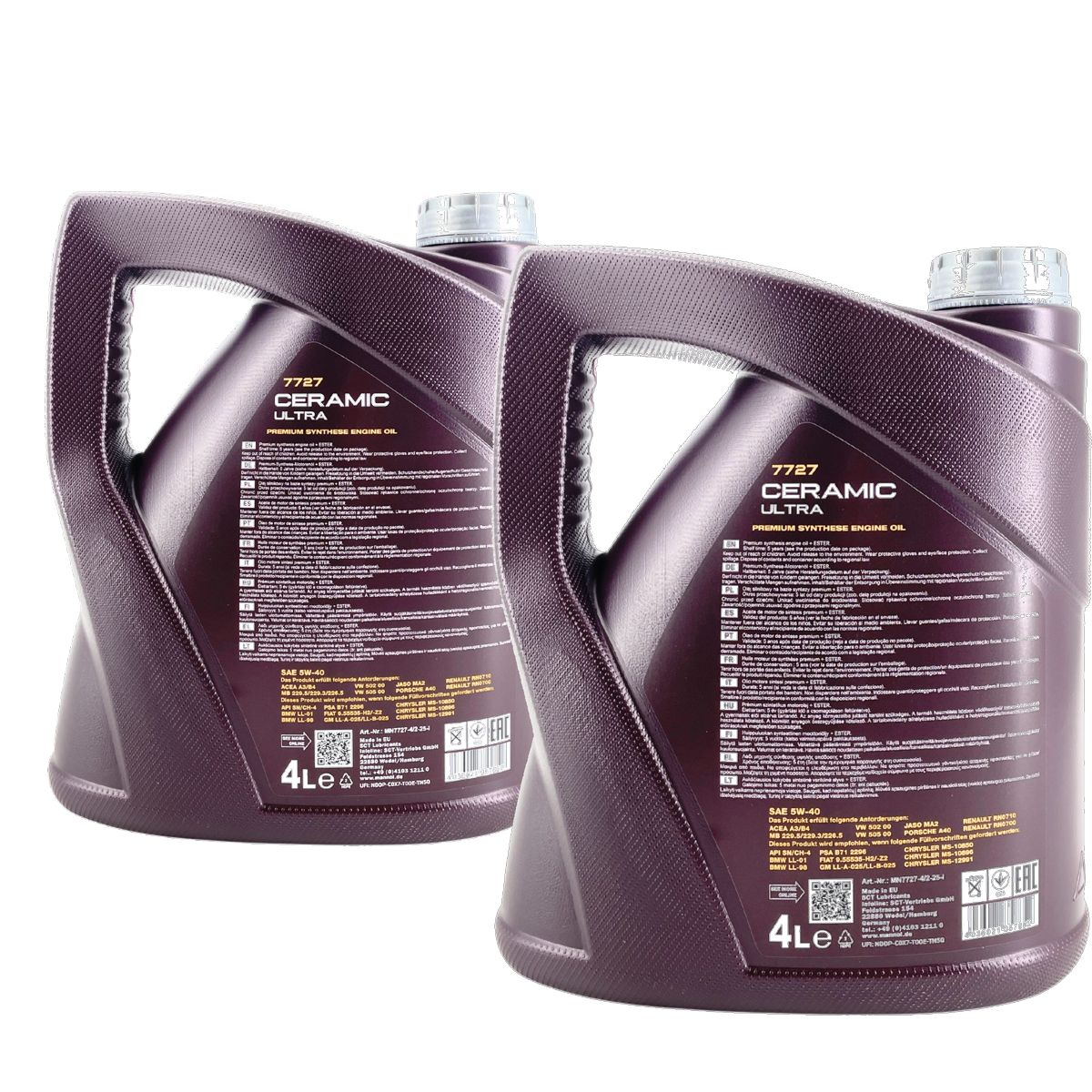 Mannol Ceramic Ultra 5W-40 2x4 Liter