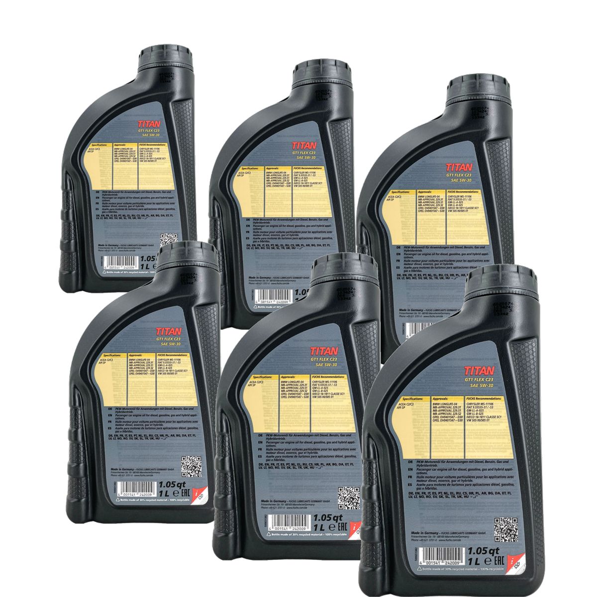 Fuchs Titan GT1 Flex C23 5W-30  6x1 Liter