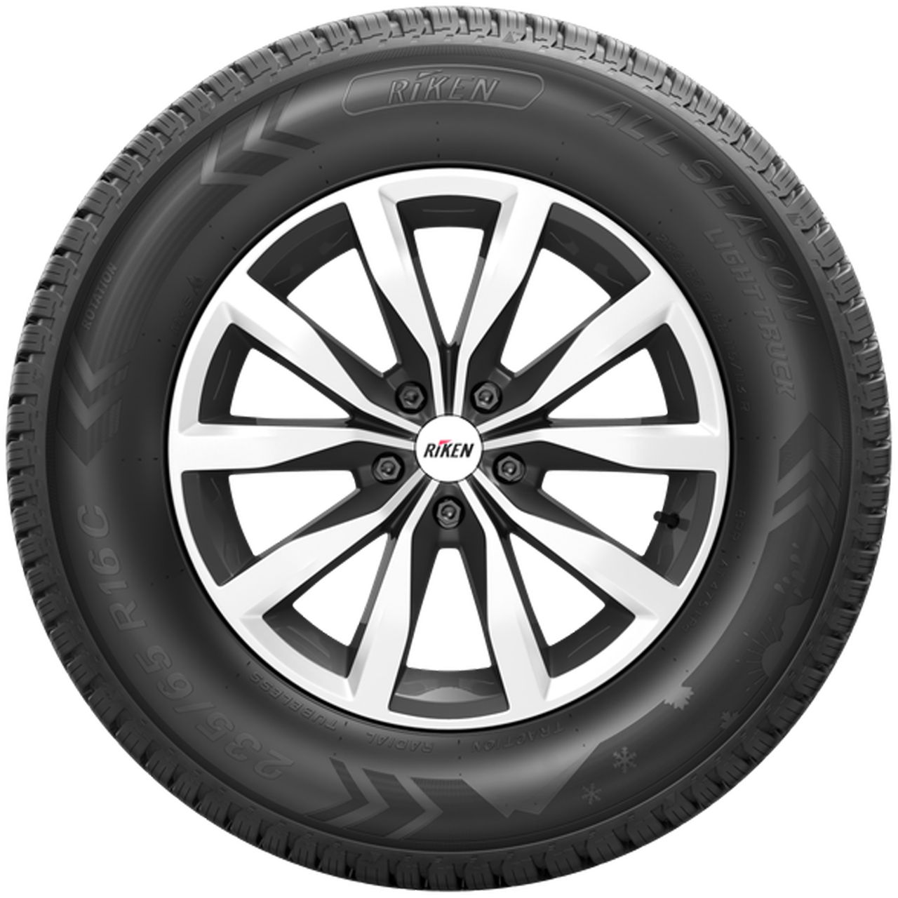 RIKEN ALL SEASON LIGHT TRUCK 215/75R16C 116/114R BSW