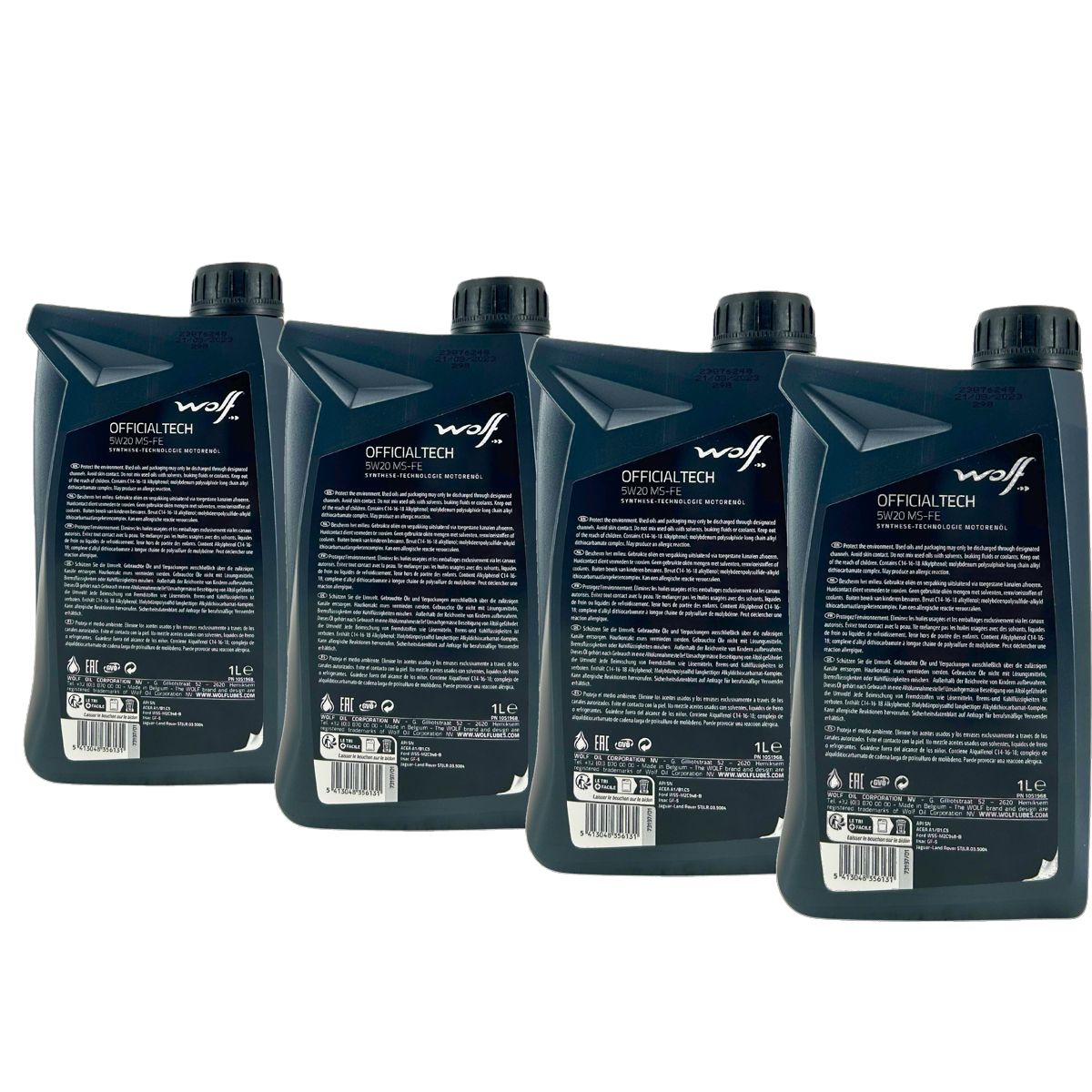Wolf OfficialTech 5W-20 MS-FE 4x1 Liter