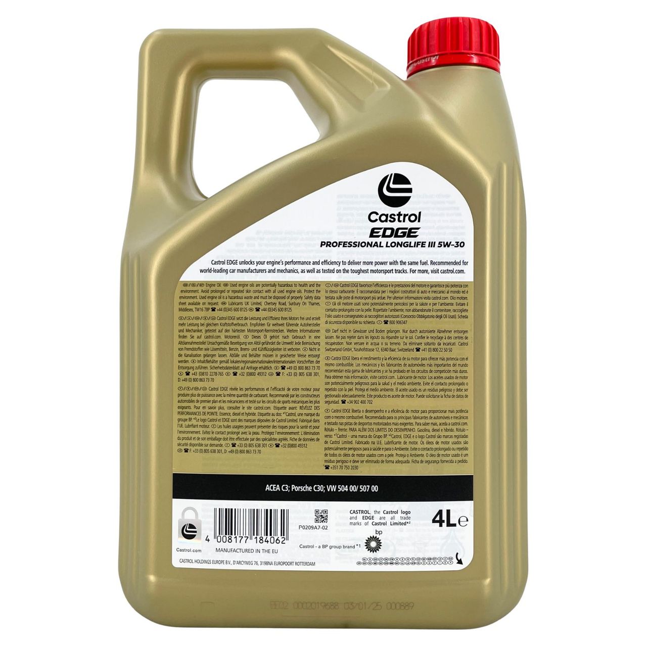 Castrol Edge Professional Longlife 3 5W-30 4 Liter