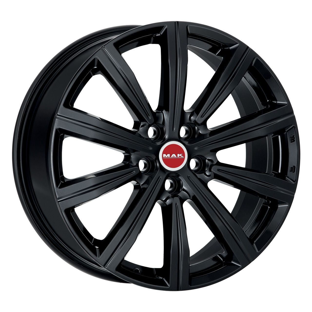 MAK BIRMINGHAM UNIVERSAL gloss black 8.0Jx19 5x120 ET38