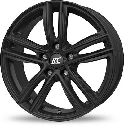 RC-DESIGN RC27 schwarz klar matt (skm) 6.0Jx16 5x100 ET38
