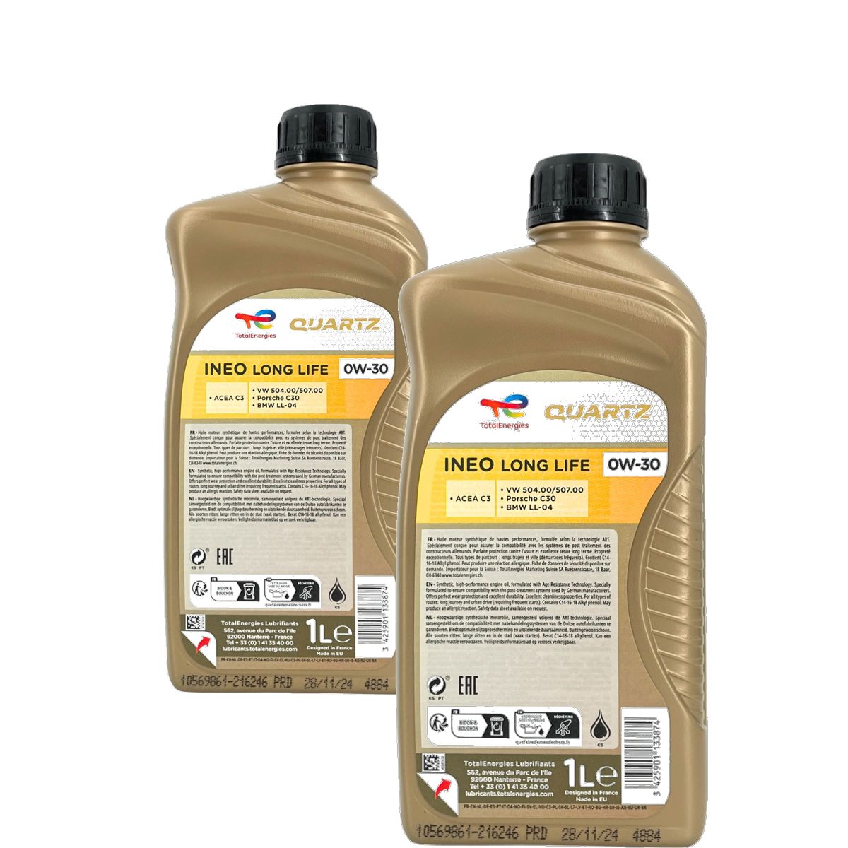 Total Quartz Ineo Long Life 0W-30 2x1 Liter