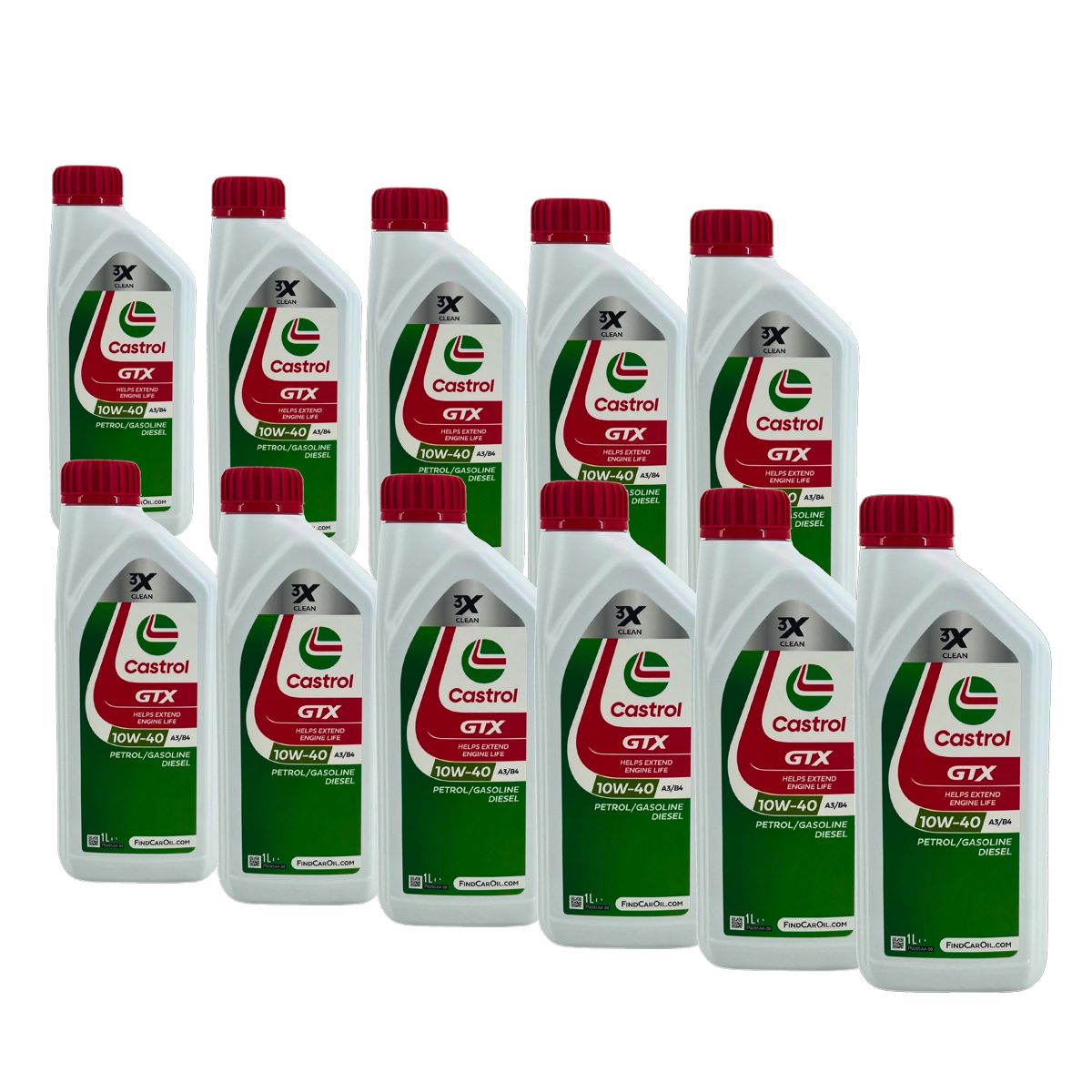 Castrol GTX 10W-40 A3/B4 11x1 Liter