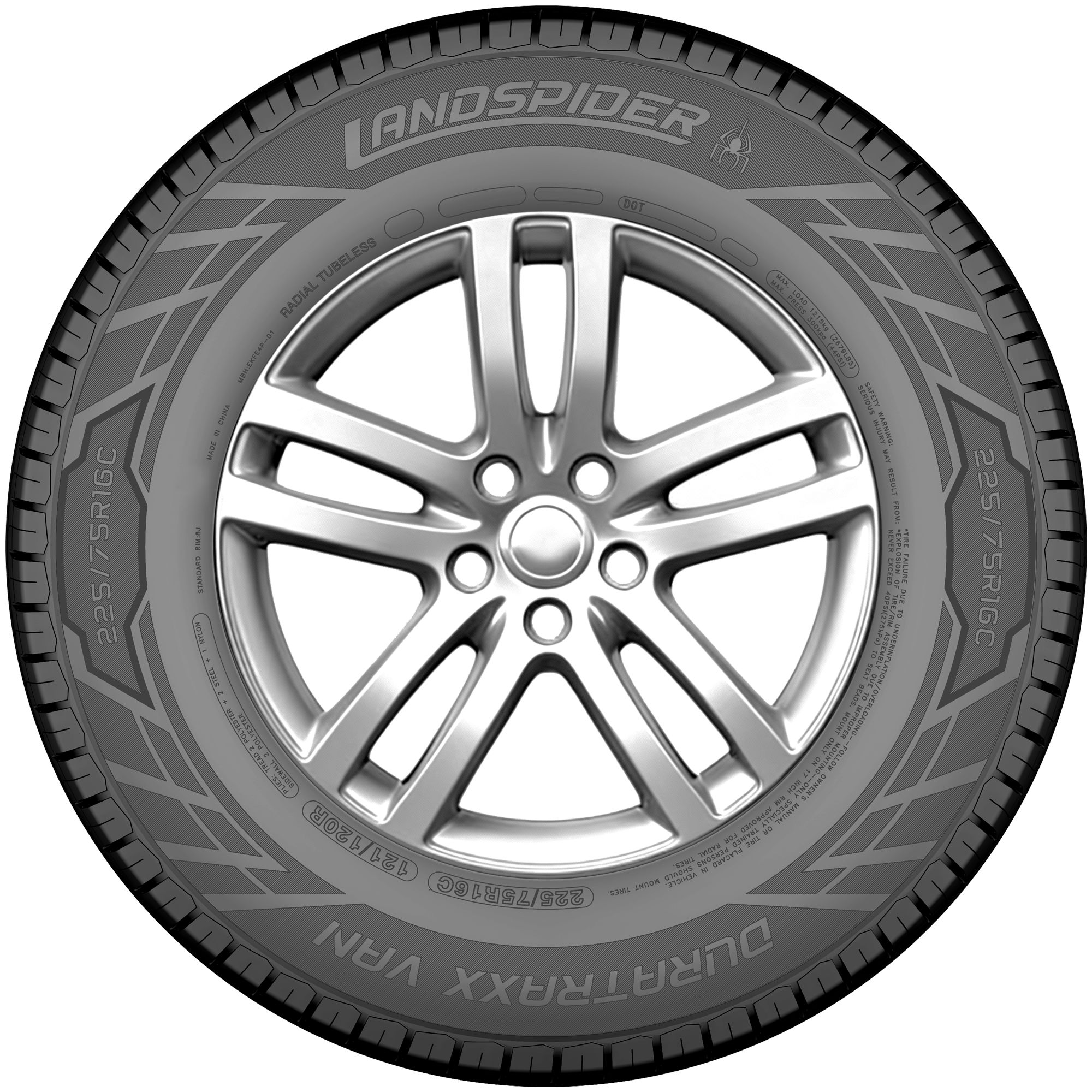 LANDSPIDER DURATRAXX VAN 215/75R16C 113/111S BSW