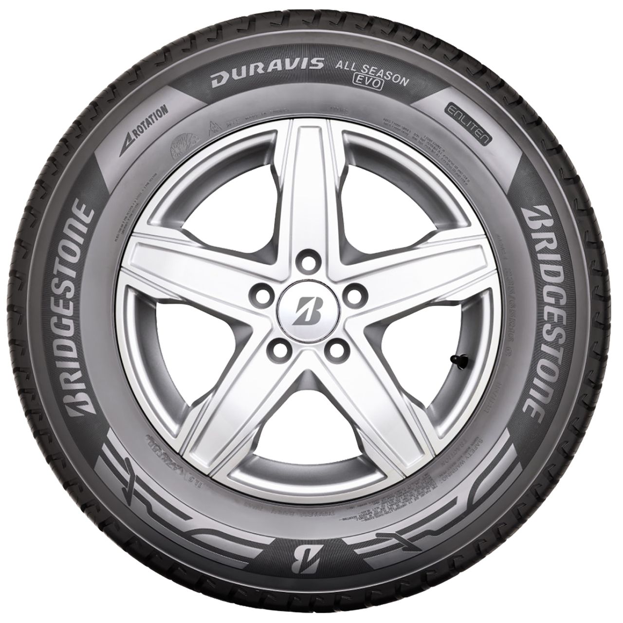 BRIDGESTONE DURAVIS ALL SEASON EVO 195/70R15C 104/102R ENLITEN BSW