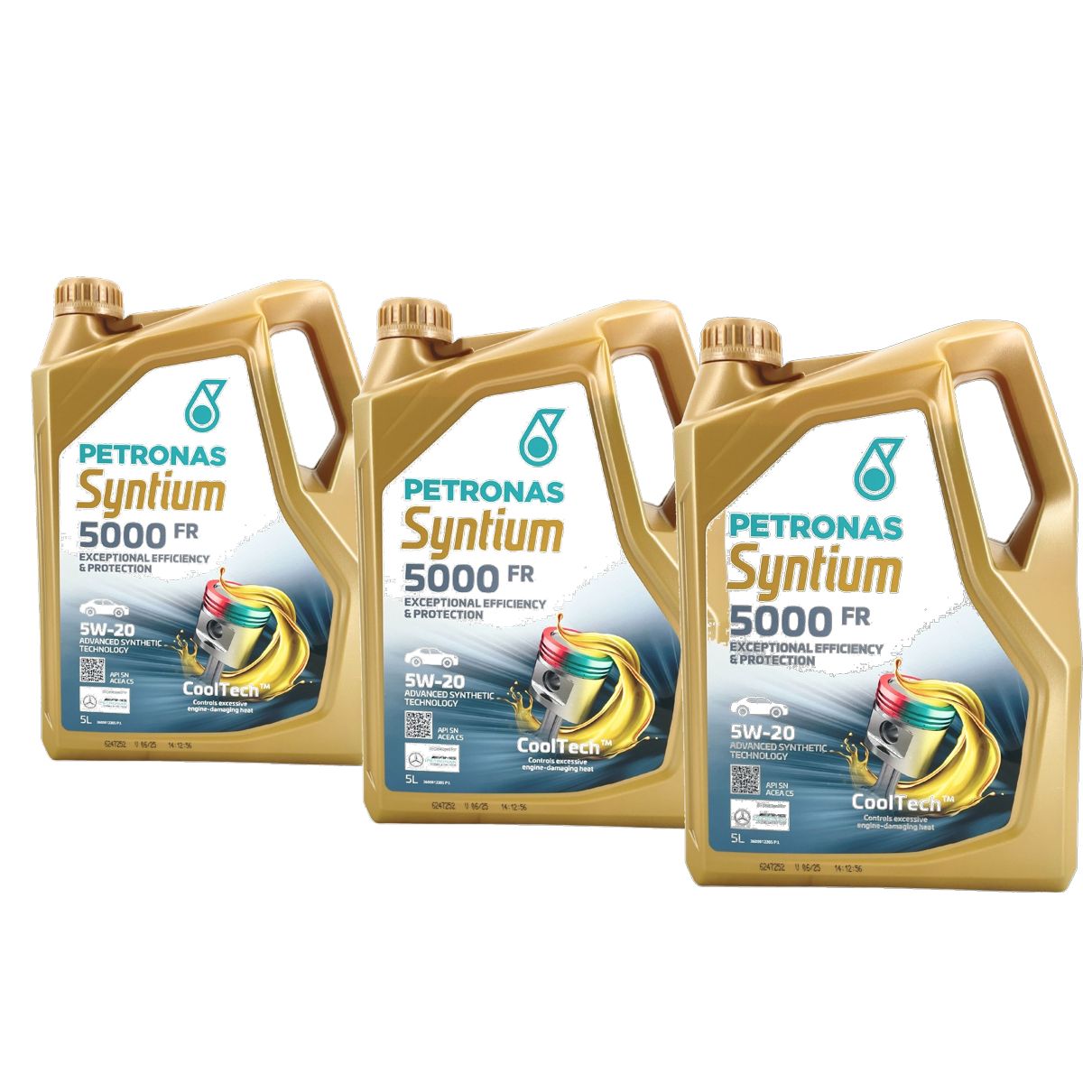 Petronas Syntium 5000 FR 5W-20 SN 3x5 Liter
