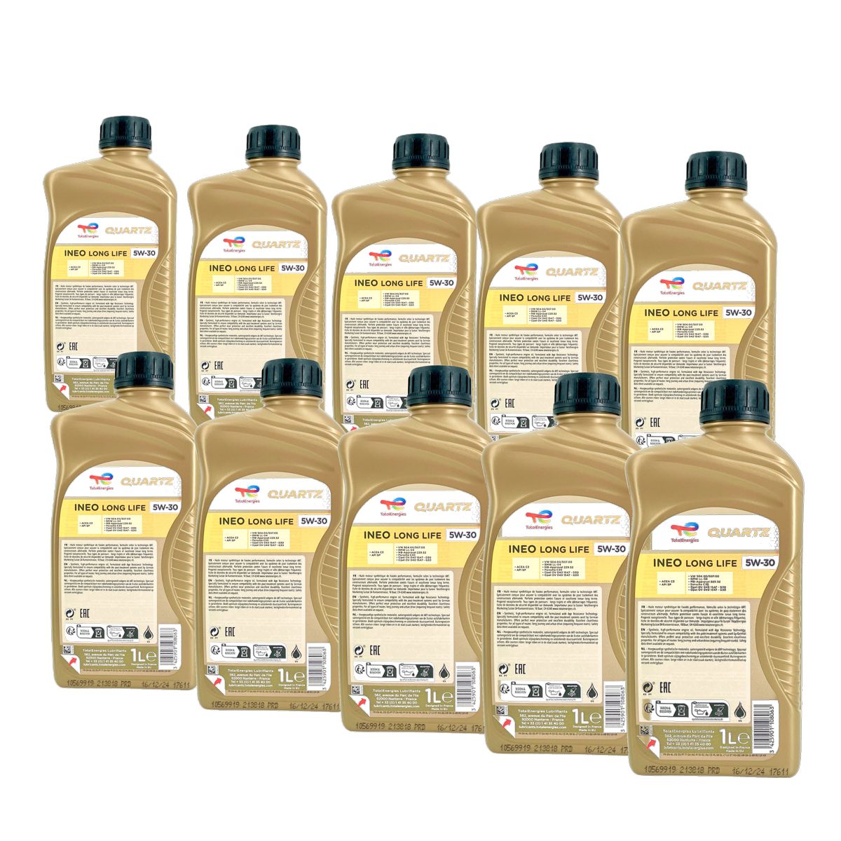 Total Quartz Ineo Longlife 5W-30 10x1 Liter