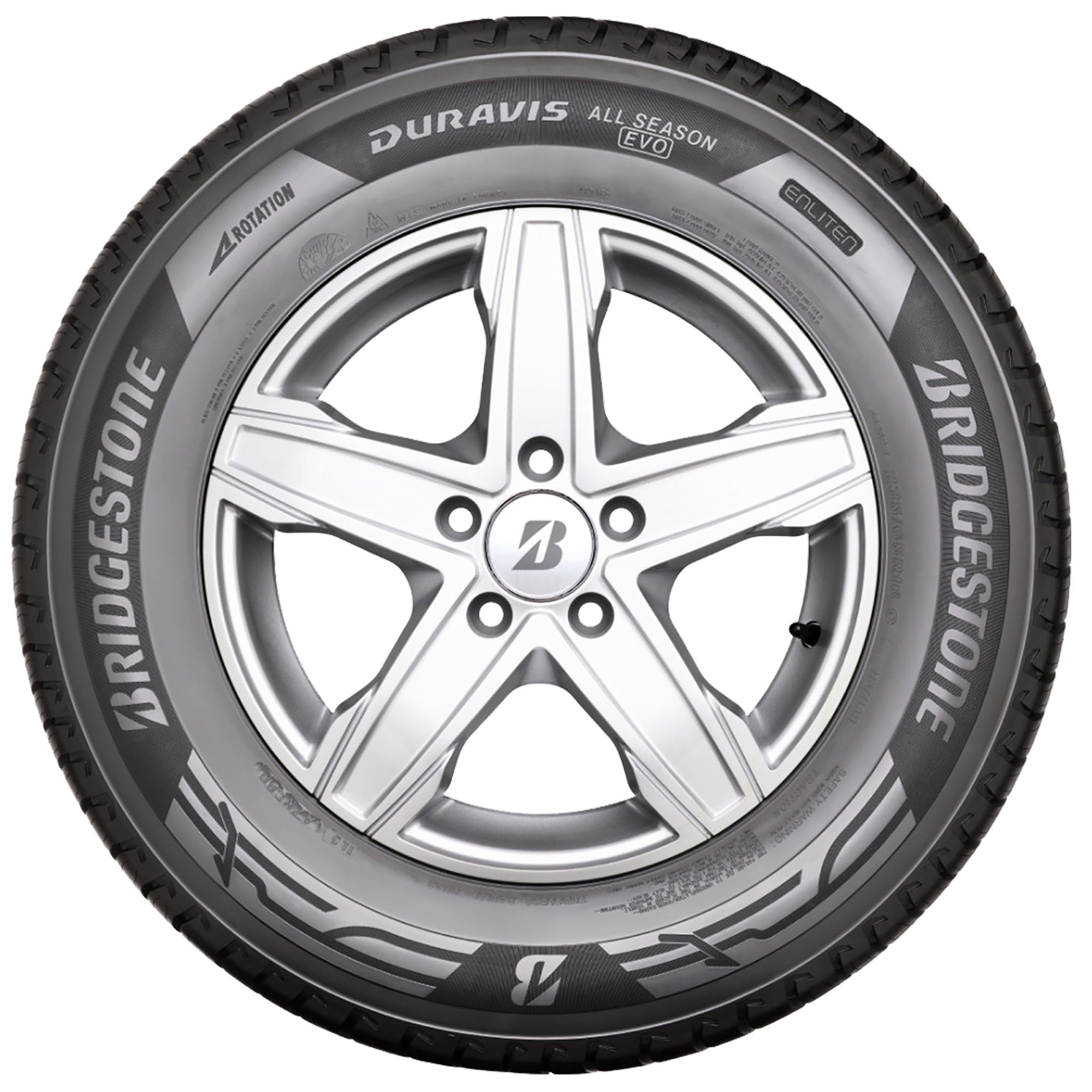 BRIDGESTONE DURAVIS ALL SEASON EVO 235/65R16C 121/119R ENLITEN BSW