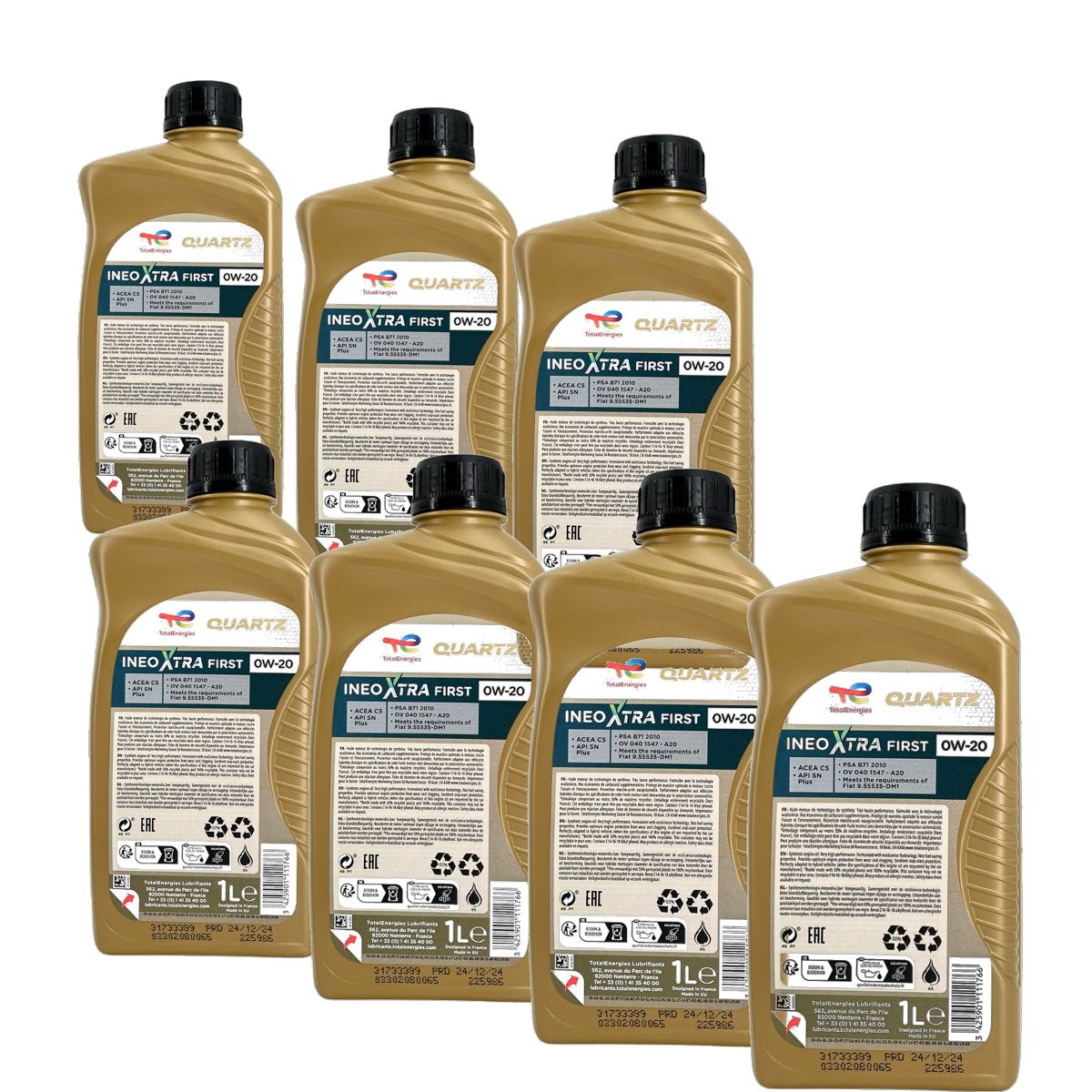 Total Quartz Ineo Xtra First 0W-20 7x1 Liter