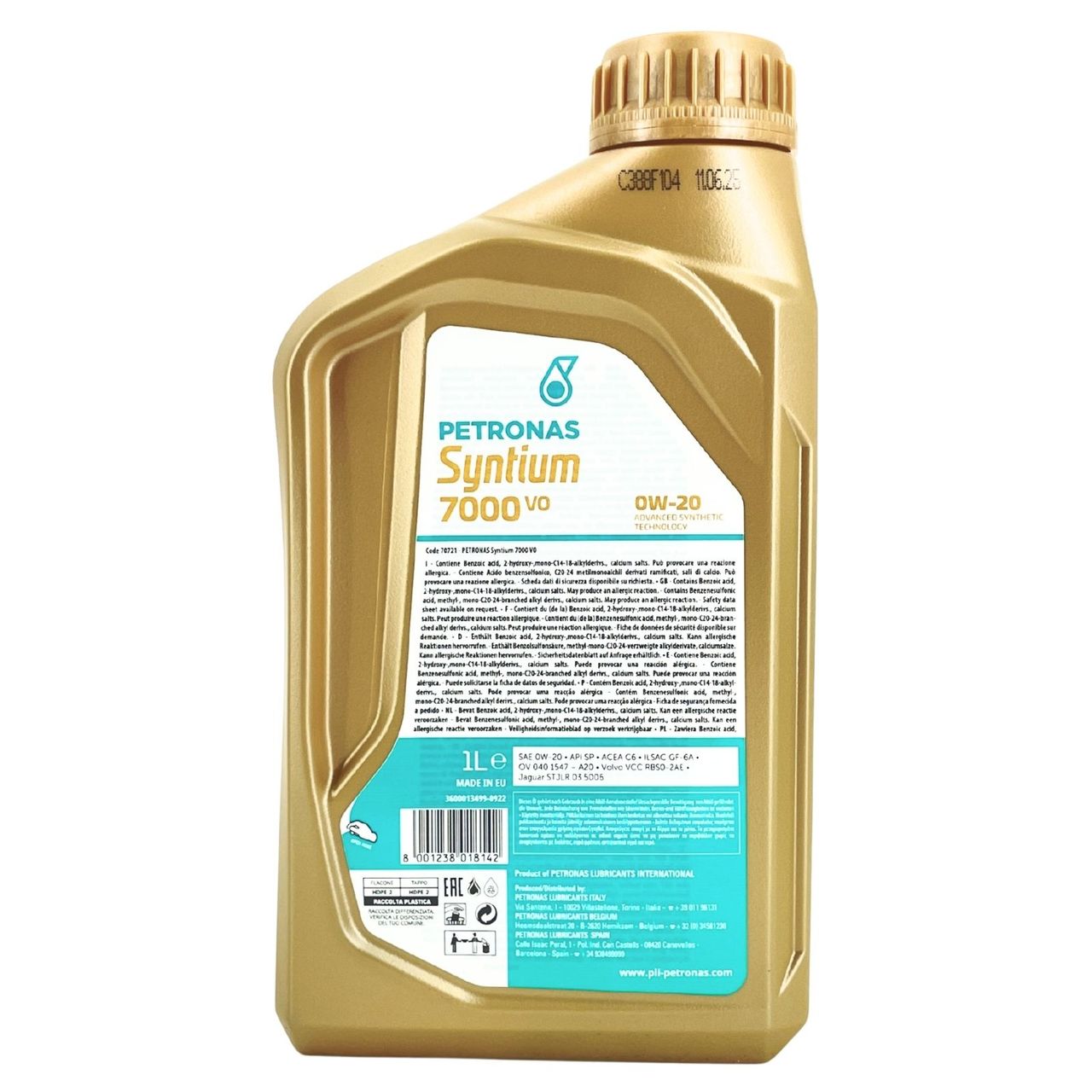 EOL! Petronas Syntium 7000 VO 0W-20 1 Liter
