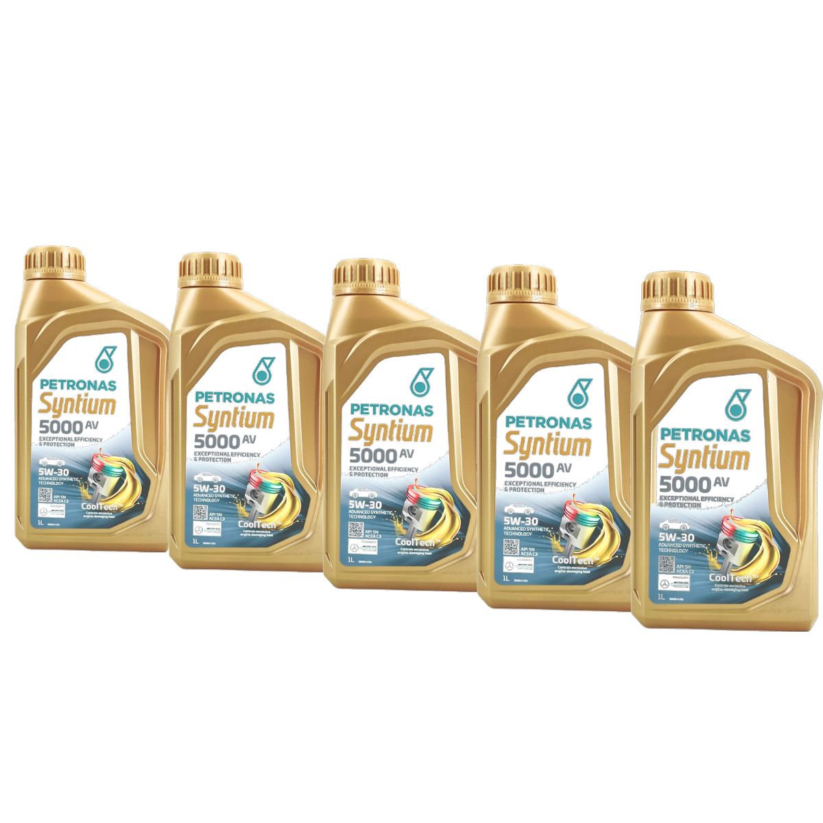Petronas Syntium 5000 AV 5W-30 SN 5x1 Liter