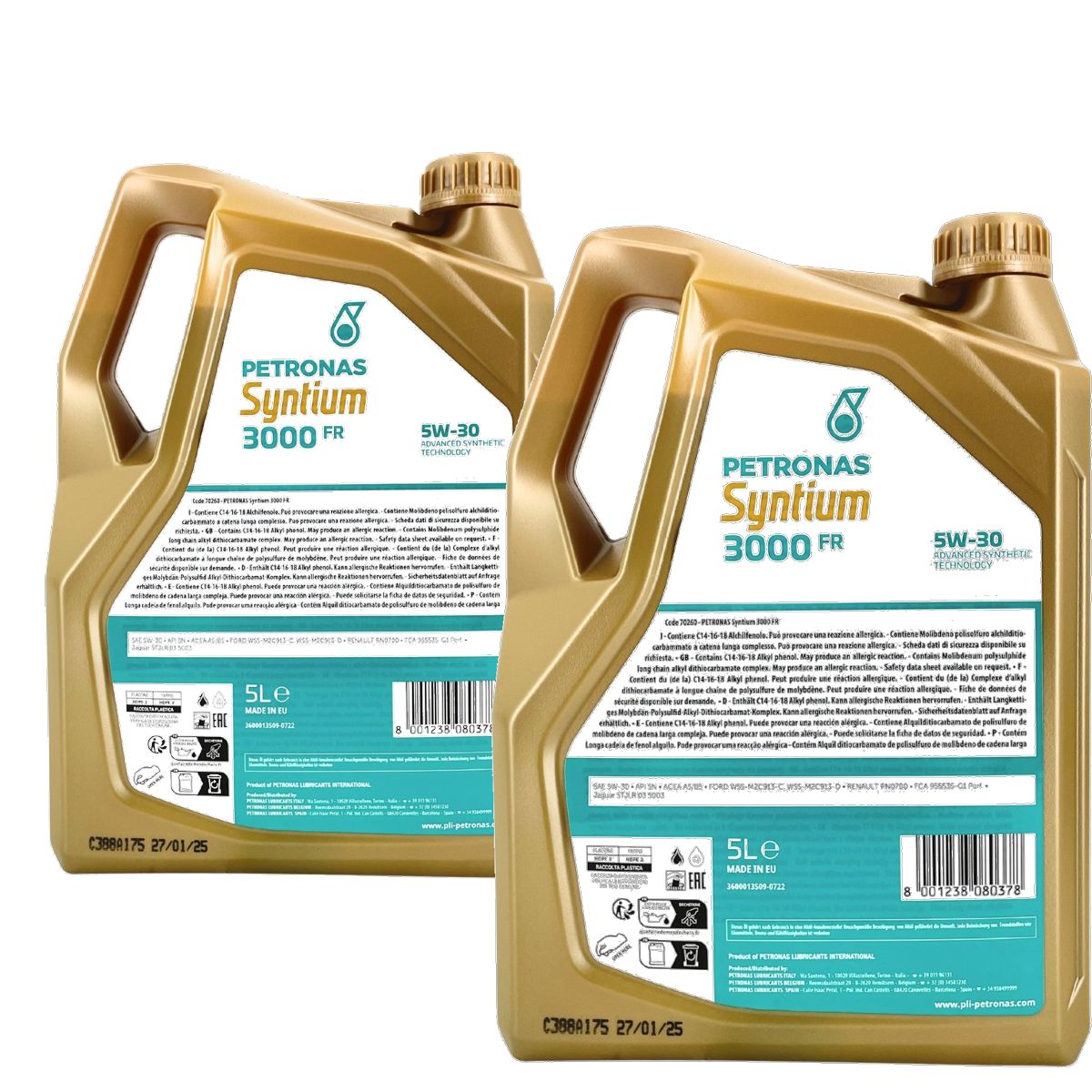 Petronas Syntium Prime FR 5W-30 2x5 Liter